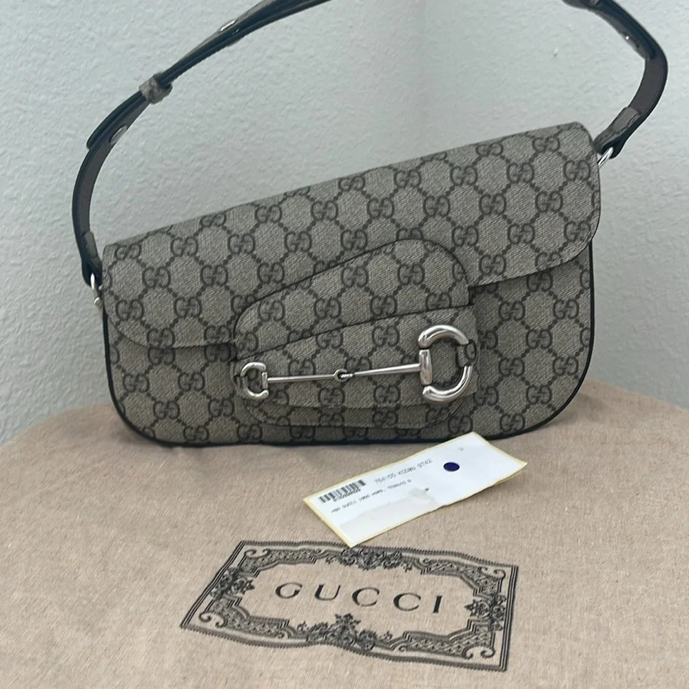 $4,500 New Authentic GUCCI Horsebit Shoulder Bag 1955 Purse LIMITED EDITION